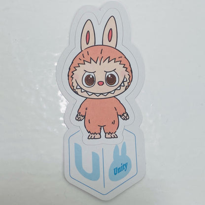 【中古】 U 「POPMART THE MONSTER PIN FOR LOVE シリーズ ぬいぐるみペンダント