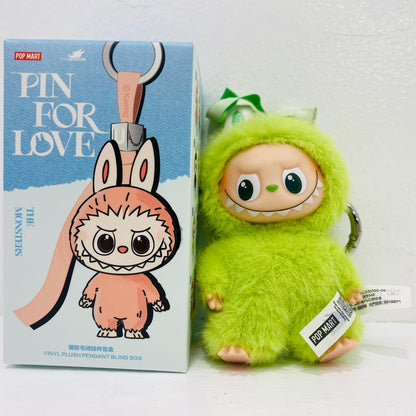 【中古】 V 「POPMART THE MONSTER PIN FOR LOVE シリーズ ぬいぐるみペンダント