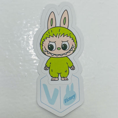 【中古】 V 「POPMART THE MONSTER PIN FOR LOVE シリーズ ぬいぐるみペンダント