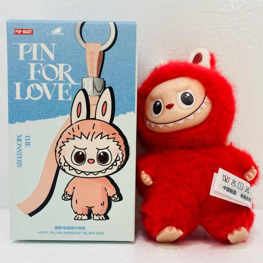【中古】 X 「POPMART THE MONSTER PIN FOR LOVE シリーズ ぬいぐるみペンダント