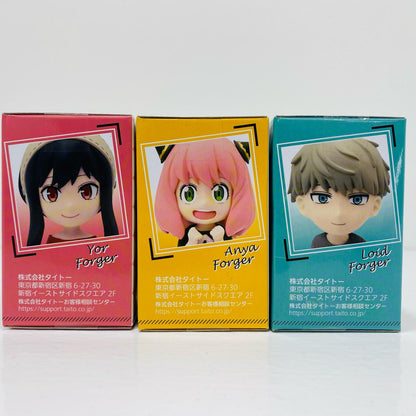 [Used] Anya, Yor & Loid "SPY×FAMILY Deformed Figure OFF shot style" [Figure]