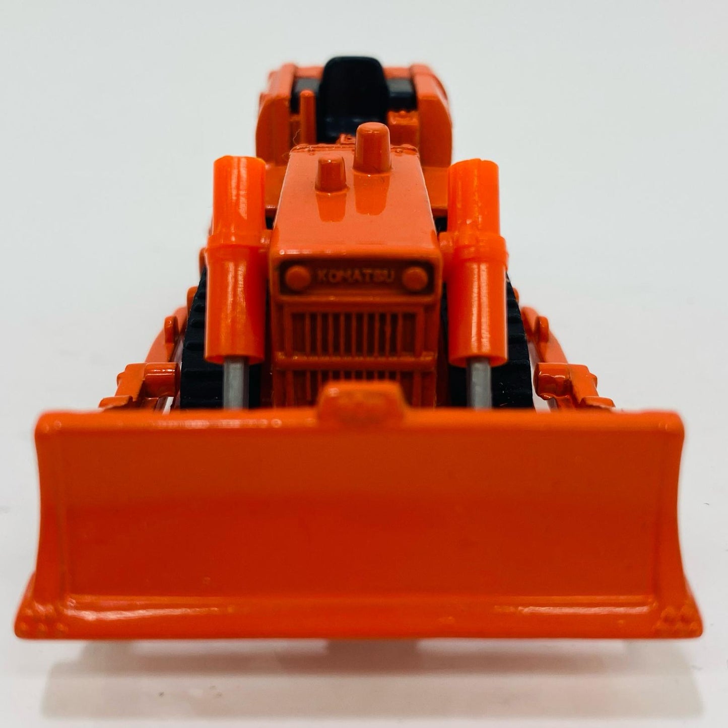 Used] 1/87 Komatsu Bulldozer D65A (Orange/Black Box/Made in Japan) "Tomica No. 70"