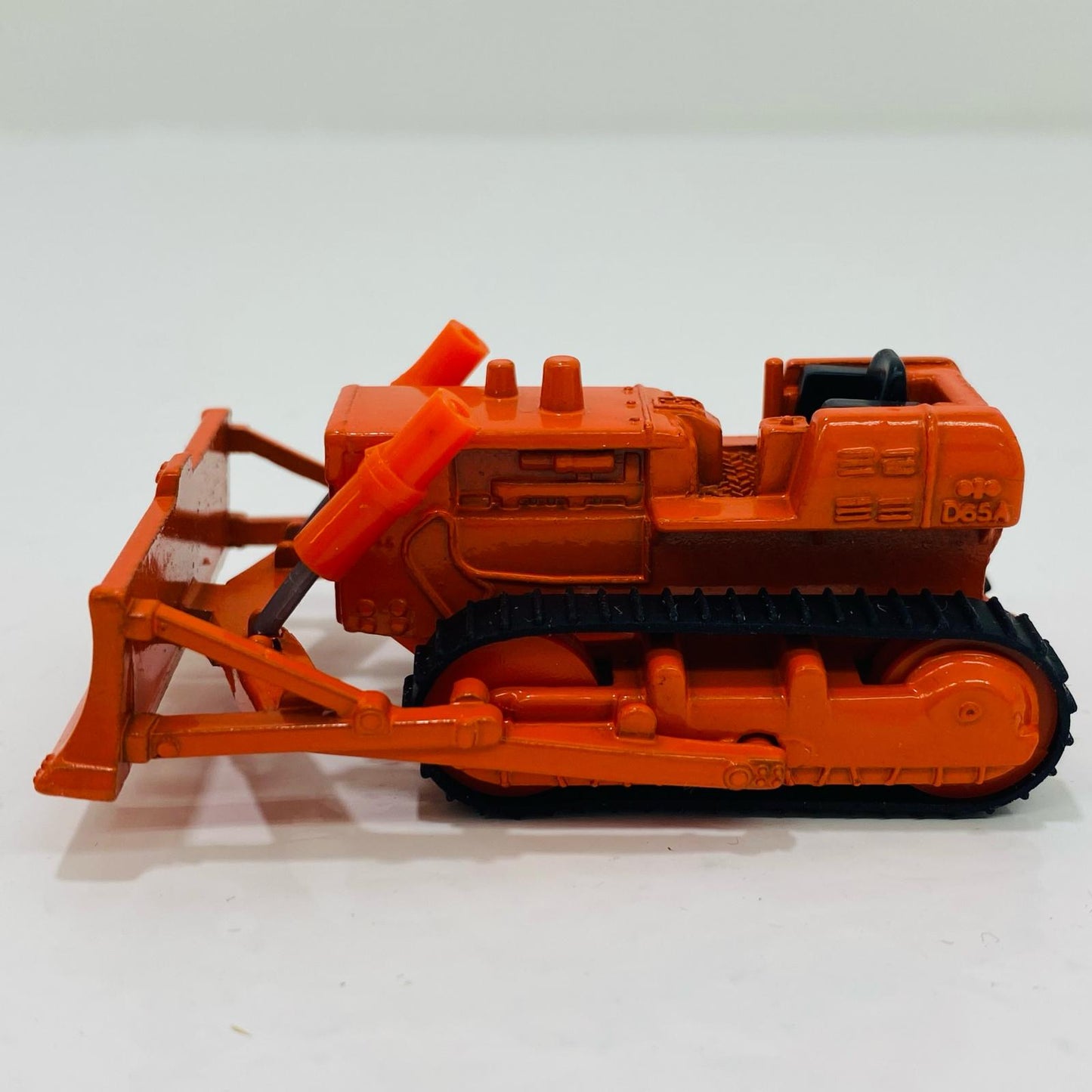 Used] 1/87 Komatsu Bulldozer D65A (Orange/Black Box/Made in Japan) "Tomica No. 70"