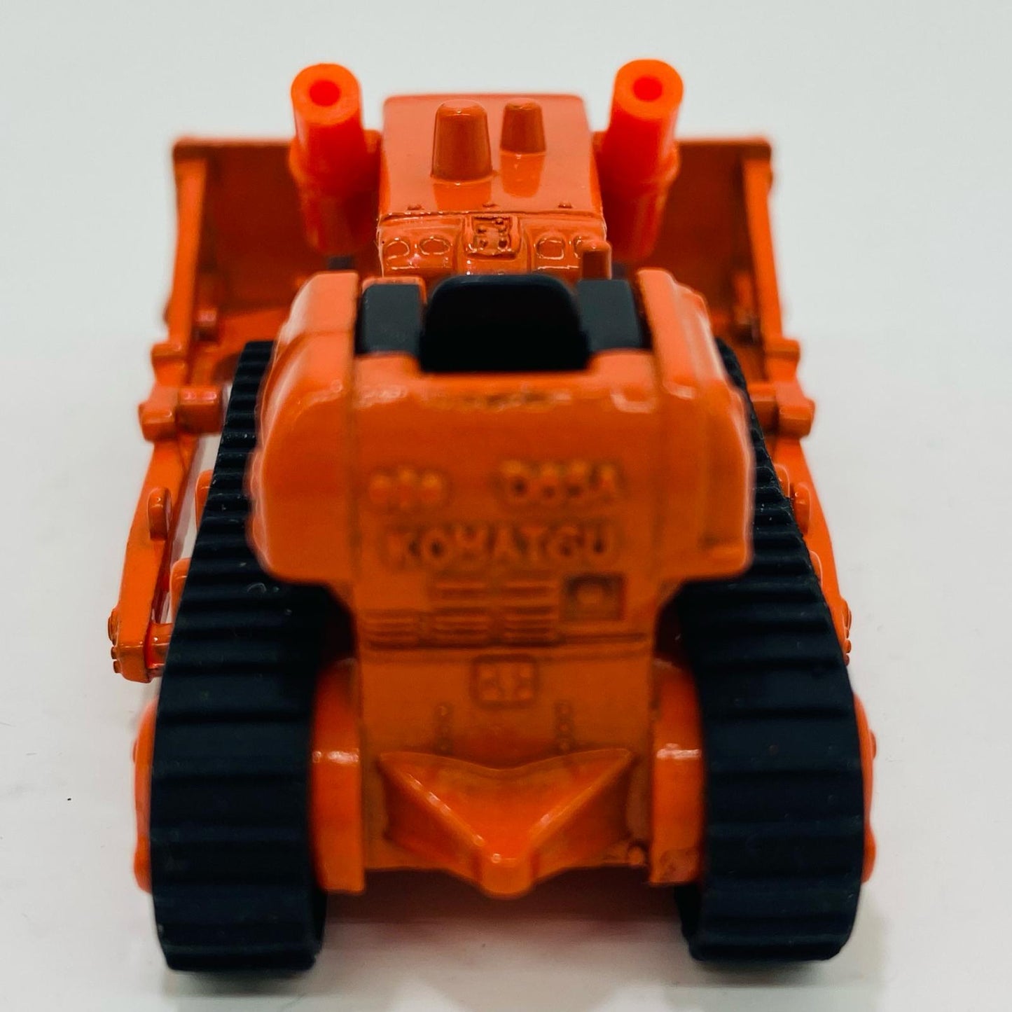 Used] 1/87 Komatsu Bulldozer D65A (Orange/Black Box/Made in Japan) "Tomica No. 70"