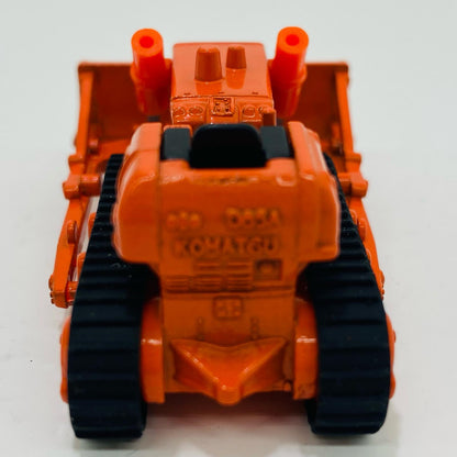 Used] 1/87 Komatsu Bulldozer D65A (Orange/Black Box/Made in Japan) "Tomica No. 70"