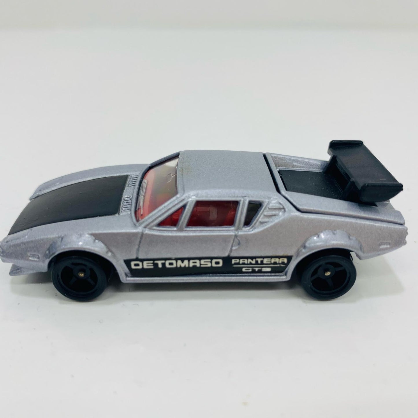 【中古】 1/61デトマソパンテーラGTS(シルバー×ブラック/青箱/日本製)「トミカ外国車シリーズF55」
