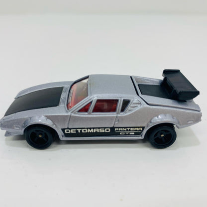 【中古】 1/61デトマソパンテーラGTS(シルバー×ブラック/青箱/日本製)「トミカ外国車シリーズF55」