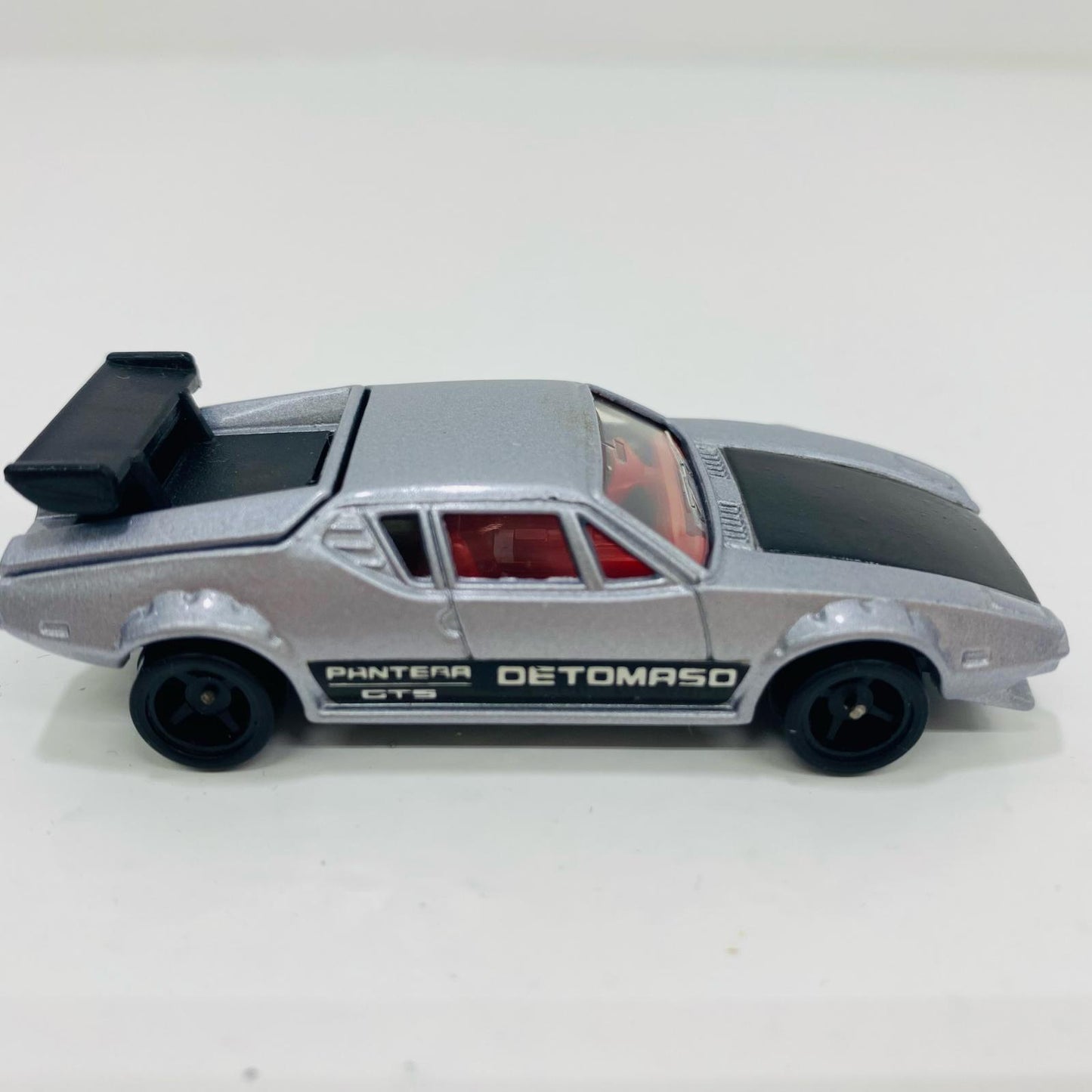 【中古】 1/61デトマソパンテーラGTS(シルバー×ブラック/青箱/日本製)「トミカ外国車シリーズF55」