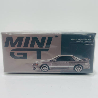 【中古】 1/64 Nissan スカイライン GT-R R32 Veilside コンバット C-I Veilside 右ハンドル(コンバットグレー) 「ミニGTシリーズ」
