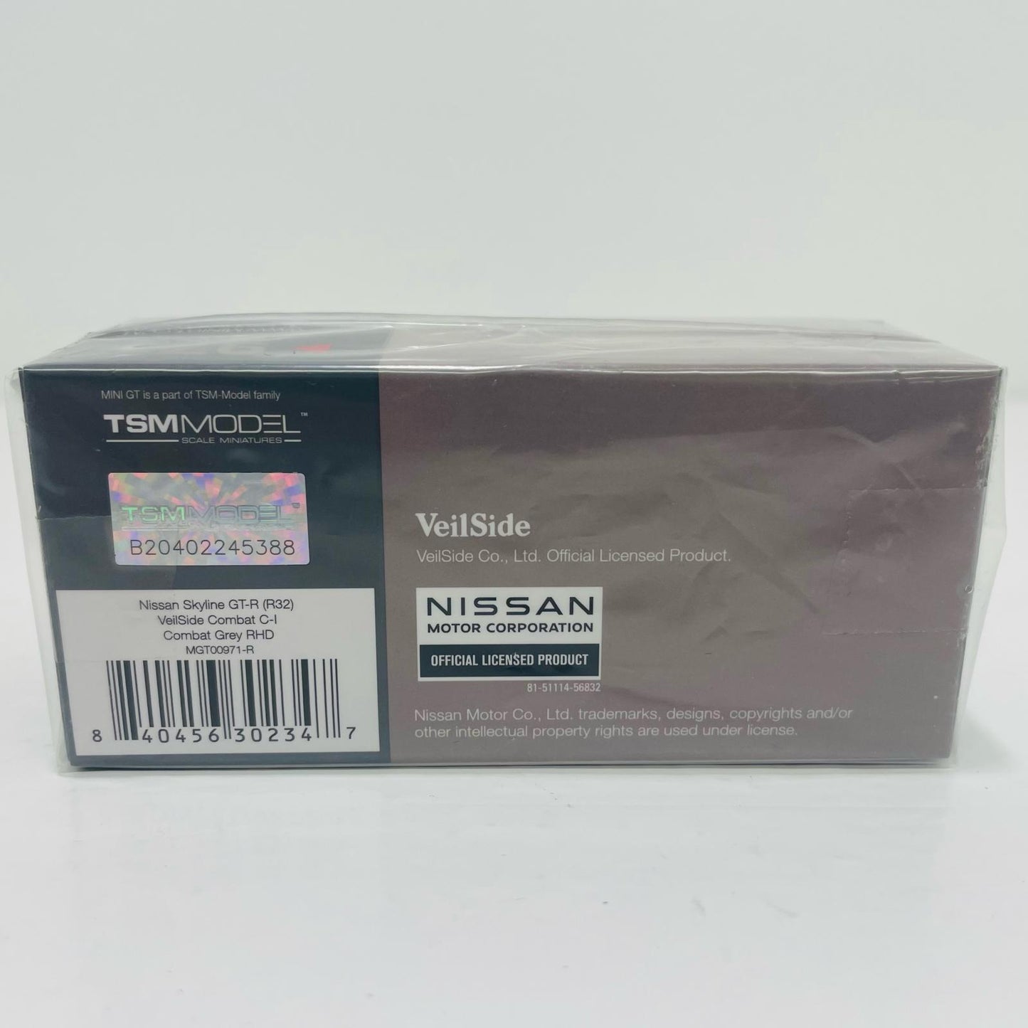【中古】 1/64 Nissan スカイライン GT-R R32 Veilside コンバット C-I Veilside 右ハンドル(コンバットグレー) 「ミニGTシリーズ」