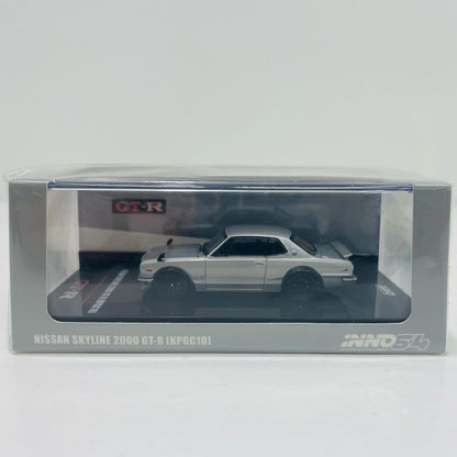 【中古】 1/64 Nissan スカイライン 2000 GT-R KPGC10(シルバー)