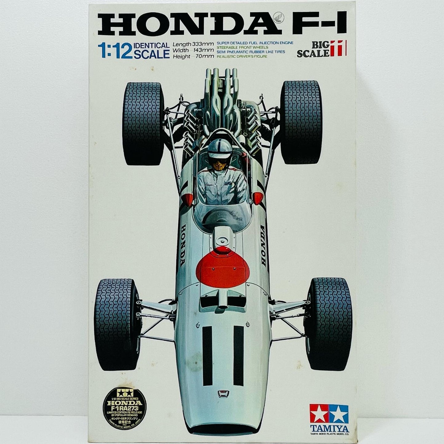 【中古】 1/12 ホンダ F-1 RA273 「ビッグスケールシリーズ No.11」 1986 ウイリアムズホンダF-1GPタイトル獲得記念 ディスプレイモデル