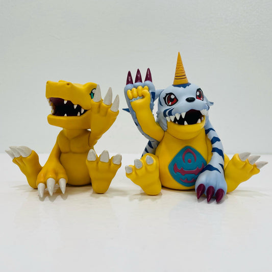 【中古】 C賞アグモン＆ガブモンセットフィギュア「光と闇の衝突/一番くじデジモンシリーズ」【フィギュア】