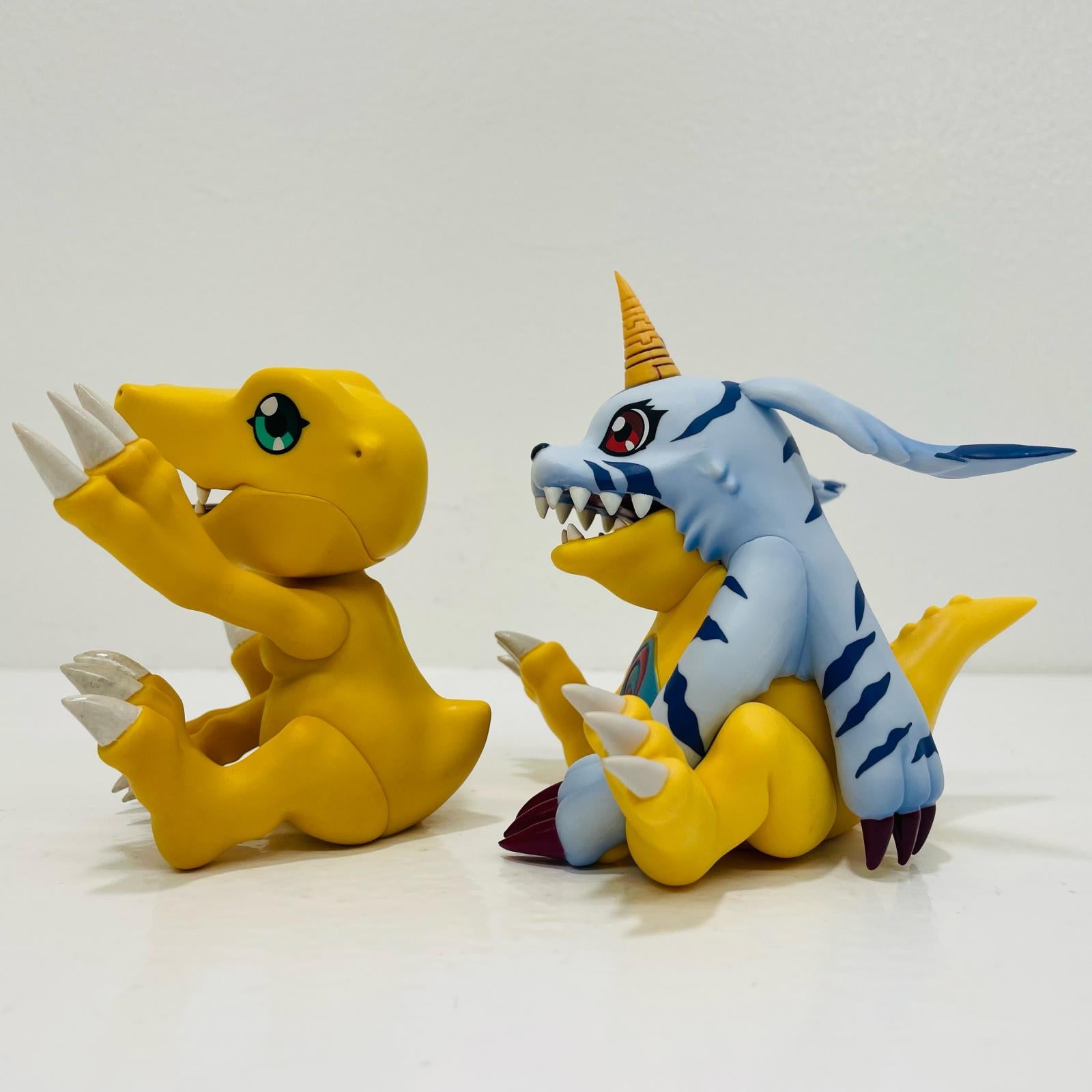 中古】 C賞アグモン＆ガブモンセットフィギュア「光と闇の衝突/一番