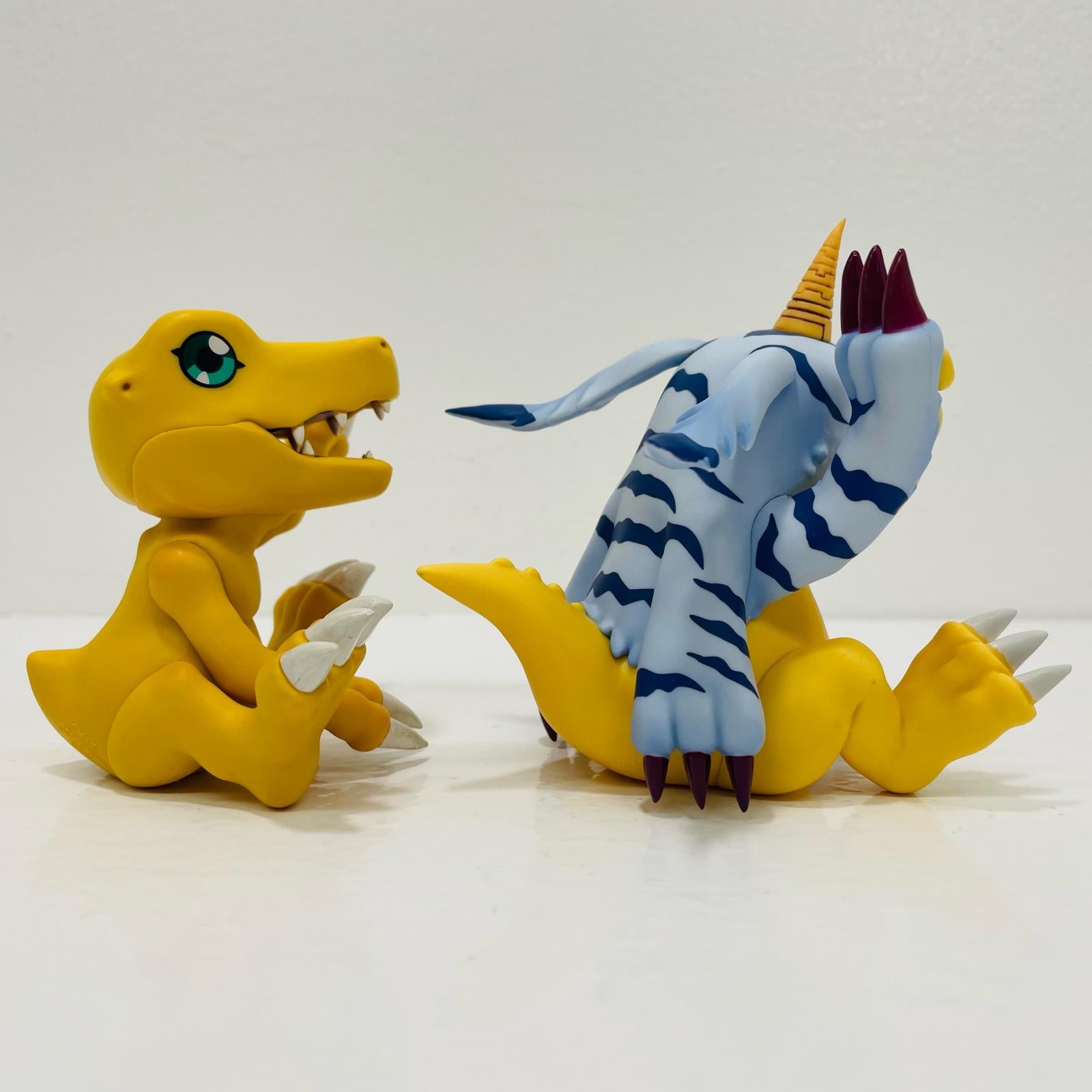 中古】 C賞アグモン＆ガブモンセットフィギュア「光と闇の衝突/一番
