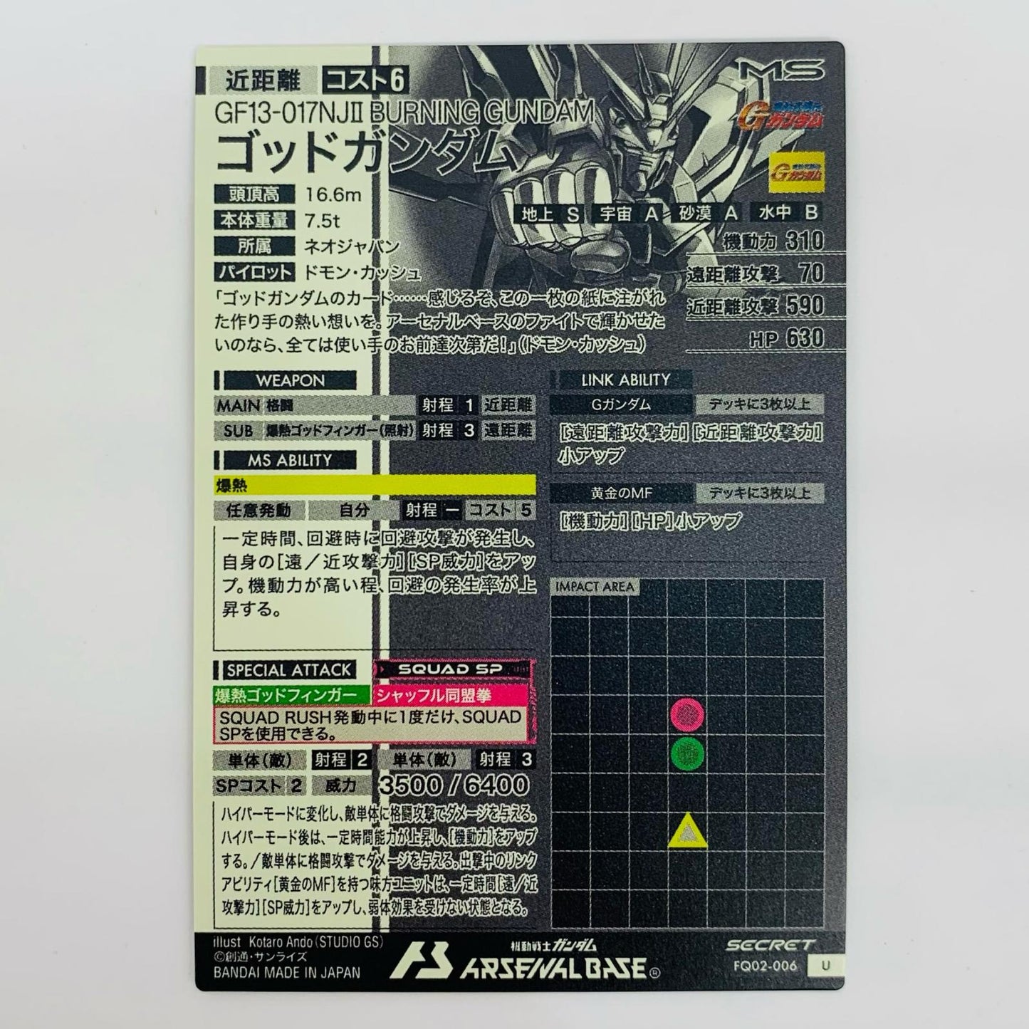 [Used] God Gundam U