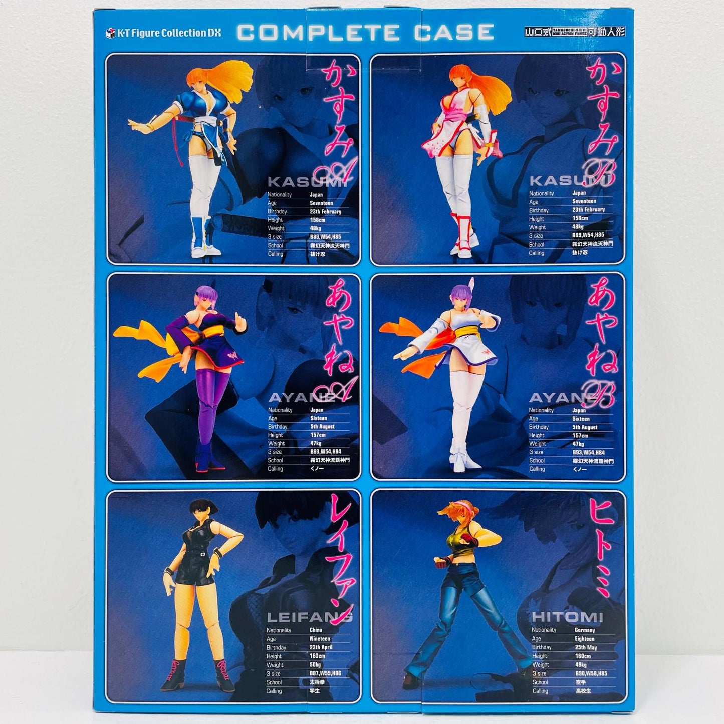 【中古】 DEAD OR ALIVE KTコンプリートケース+ミニアクションフィギュア6体セット 「KTフィギュアコレクションDX DEAD OR ALIVE」【フィギュア】