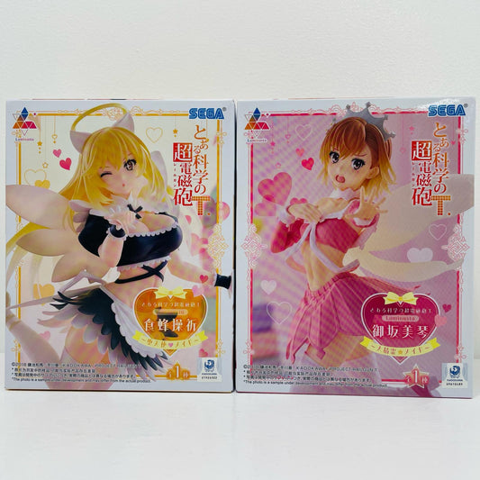 【中古】 御坂美琴&食蜂操祈~大精霊&堕天使?～Luminasta「とある科学の超電磁砲T」【フィギュア】