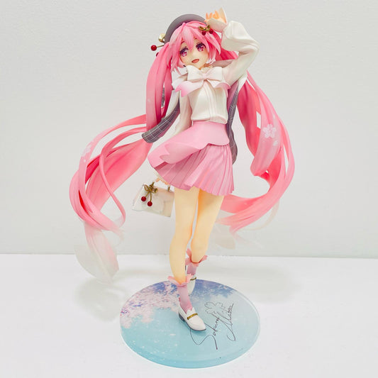 【中古】 桜ミクお花見コーデVer.「初音ミク」1/6プラスチック製塗装済み完成品【フィギュア】