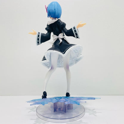 [Used] Rem "Re:Zero - Starting Life in Another World" AMP Rem Figure ~Winter Maid image ver.~ [Figure]