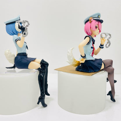 [Used] Ram & Rem - Dog-eared Police - Noodle Stopper Figure "Re:ZERO - Starting Life in Another World" [Figure]