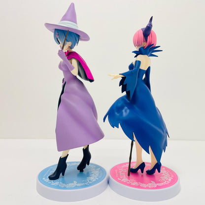 【中古】 レム＆ラム-ラウンドワン限定アナザーカラーver.童話シリーズ・眠り姫SSSフィギュア「Re：ゼロから始める異世界生活」【フィギュア】