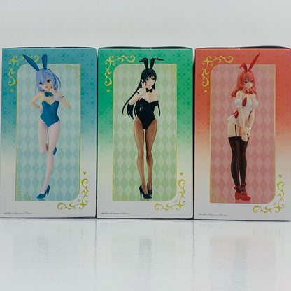 [Used] Amagami Asahi, Yoru, and Yuna Figures - Bunny ver. "Amagami-san Chi no Enmusubi" [Figure]
