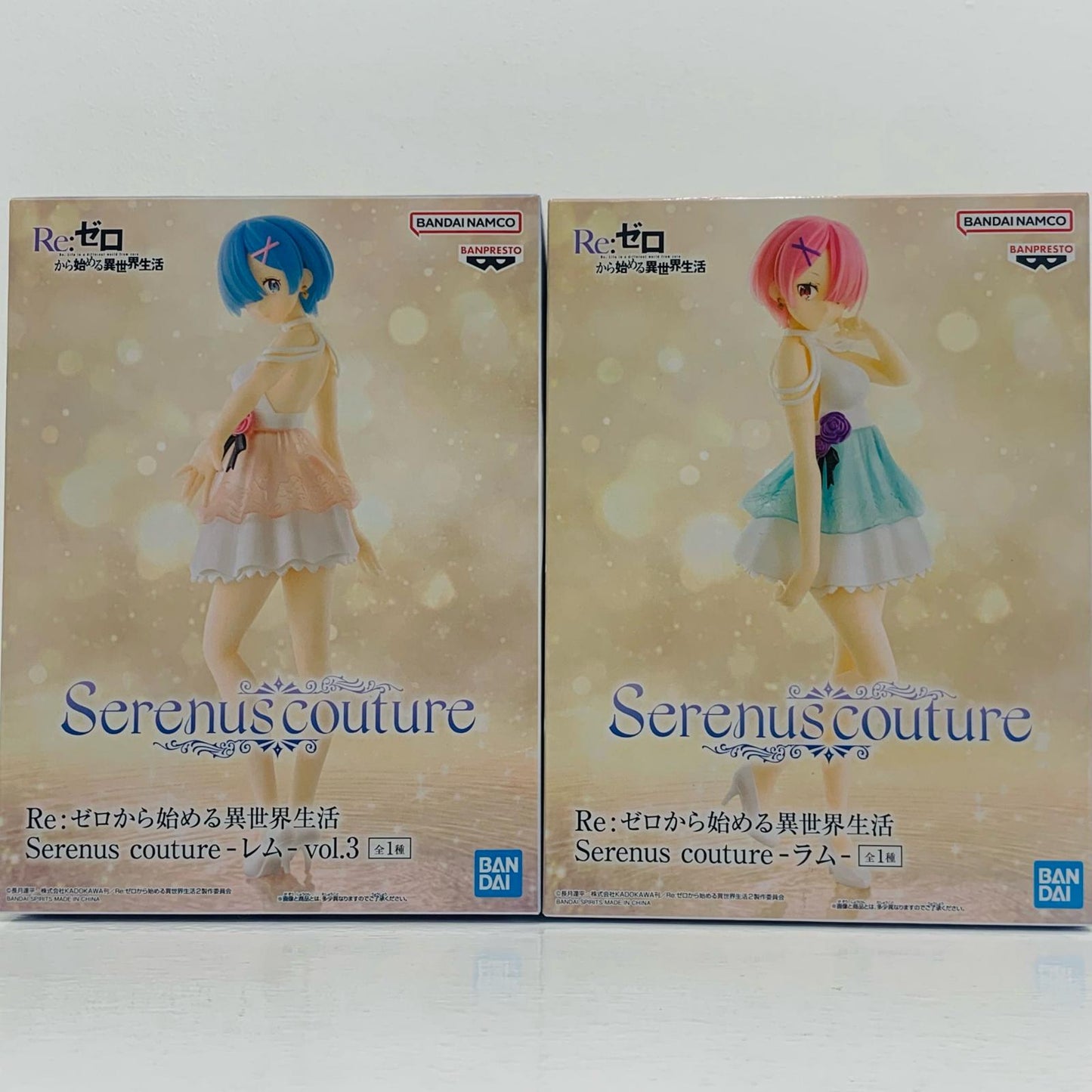 [Used] Rem & Ram "Re:ZERO -Starting Life in Another World-" Serenuscouture [Figure]