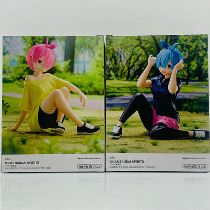 [Used] Rem & Ram "Re: Zero - Starting Life in Another World" -Relaxtime- Training Style ver. [Figure]