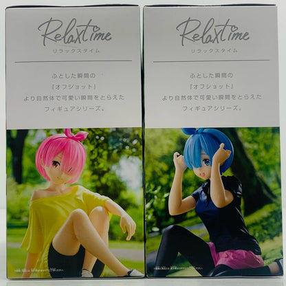 [Used] Rem & Ram "Re: Zero - Starting Life in Another World" -Relaxtime- Training Style ver. [Figure]