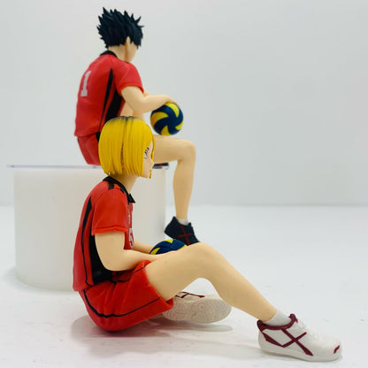 [Used] Tetsuro Kuroo & Kenma Kozume "Haikyu!!" Noodle Stopper Figures [Figures]