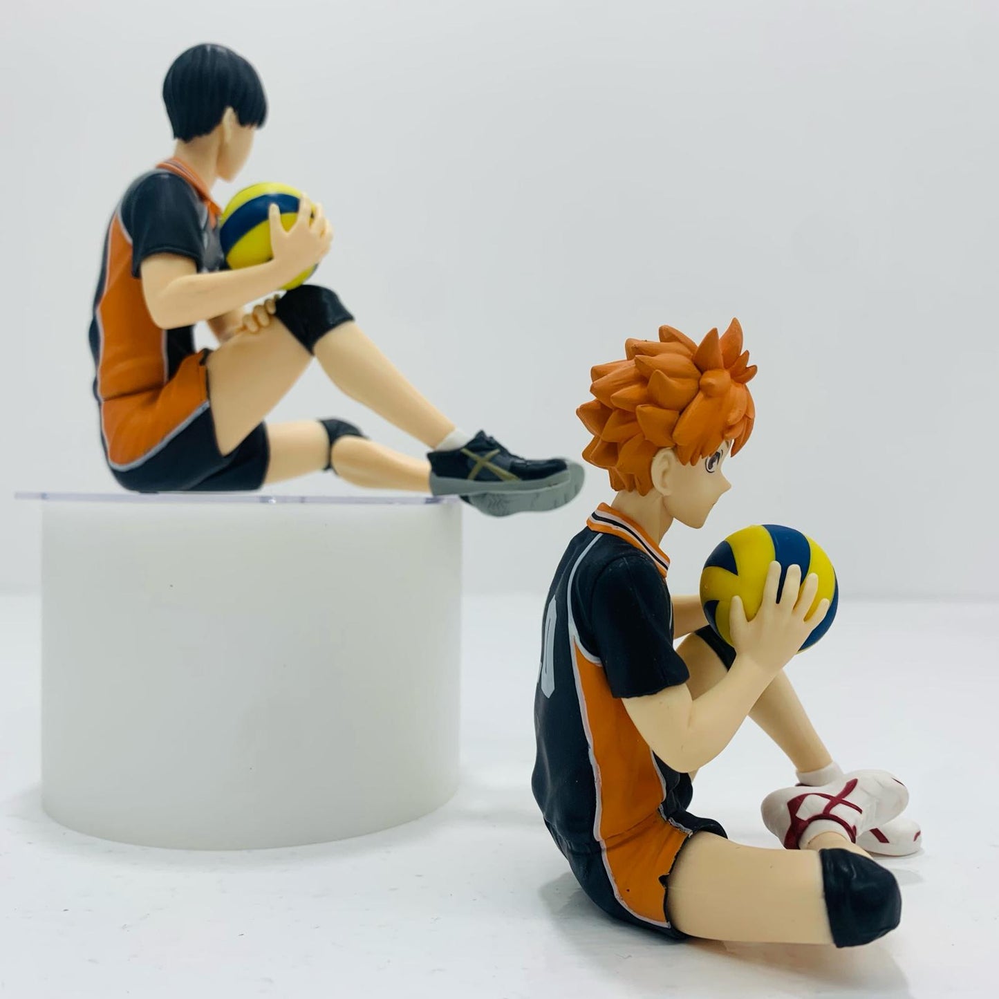 [Used] Shoyo Hinata & Tobio Kageyama Noodle Stopper Figures "Haikyu!!" [Figure]