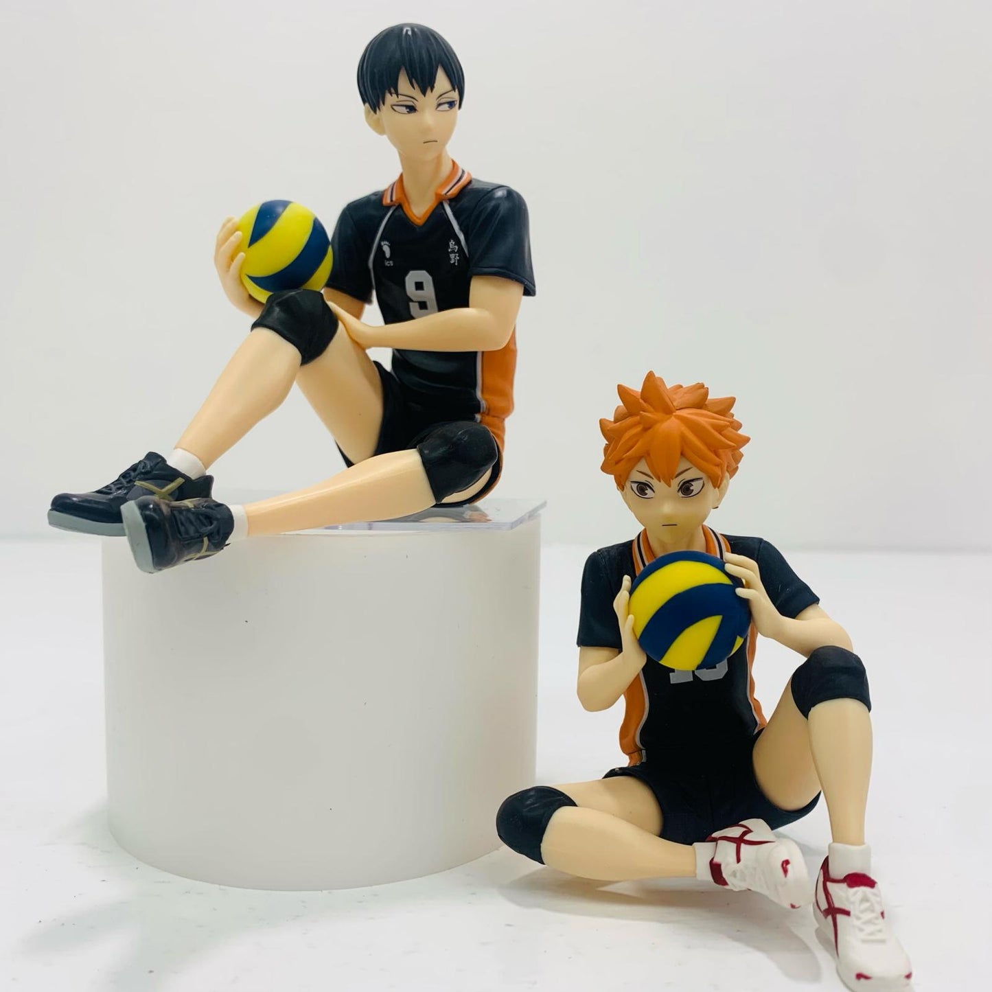 [Used] Shoyo Hinata & Tobio Kageyama Noodle Stopper Figures "Haikyu!!" [Figure]