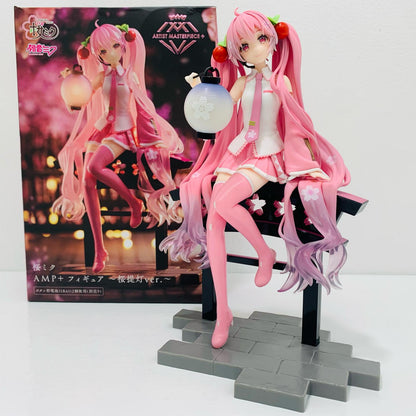 [Used] Sakura Miku AMP+ Figure ~Sakura Lantern ver.~ "Character Vocal Series 01 Hatsune Miku" [Figure]