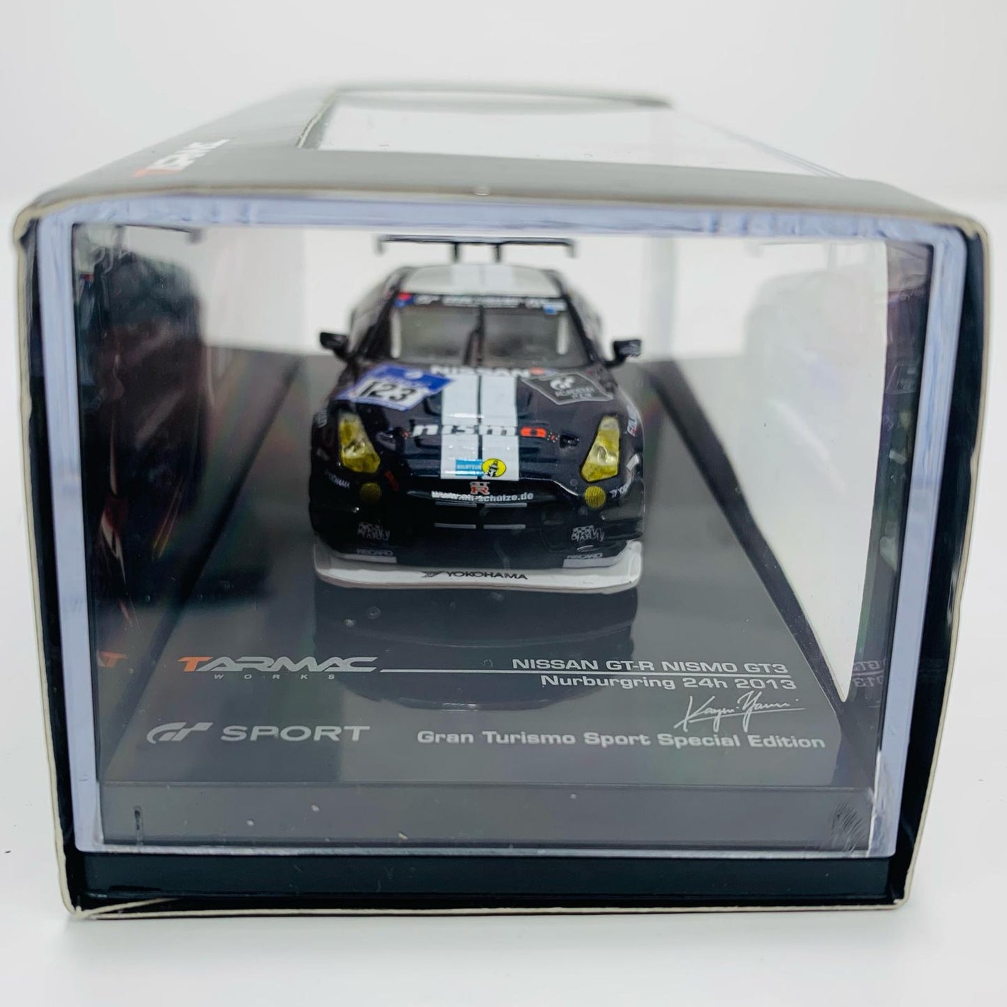 [Used] 1/64 NISSAN GT-R NISMO GT3 Nurburgring 24h 2013 PUMA #123 (Black) "Gran Turismo SPORT"