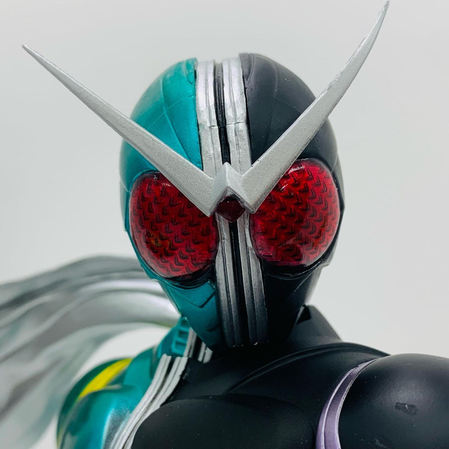 [Used] 2009 SOFVICS Kamen Rider W - Big Size Soft Vinyl "FINALTIME feat. S.H.Figuarts Kamen Rider Den-O / Ichiban Kuji Kamen Rider Zi-O" [Figure]