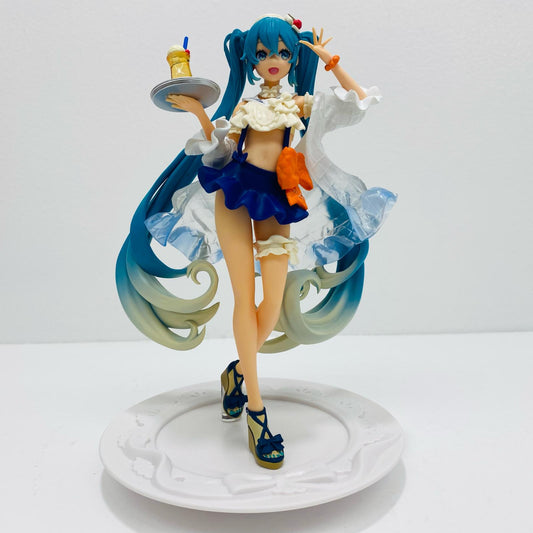 【中古】 初音ミク-トロピカルジュースver.-Exc∞dCreativeFigureSweetSweets「初音ミク」【フィギュア】