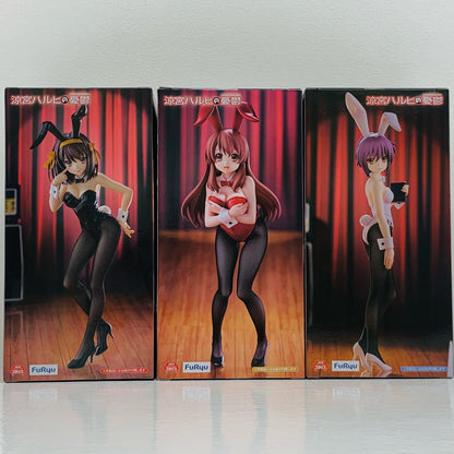 [Used] Complete set of 3 types - BiCute Bunnies Figure "The Melancholy of Haruhi Suzumiya" [Figure]