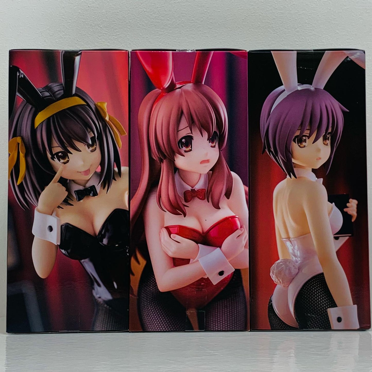 [Used] Complete set of 3 types - BiCute Bunnies Figure "The Melancholy of Haruhi Suzumiya" [Figure]