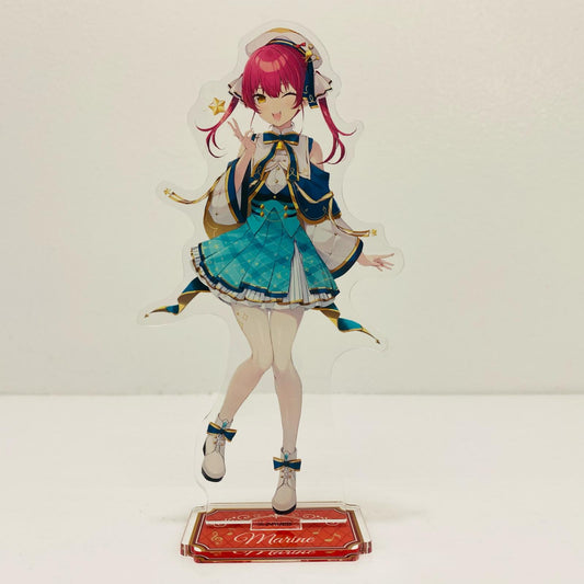 【中古】 宝鐘マリン(illustrationby6U☆)オリジナルアクリルスタンド「ホロライブ×ファミリーマート冬のホロマートキャンペーン」【フィギュア】