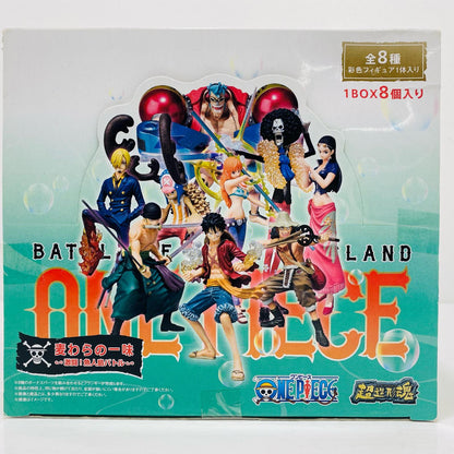 [Used] All 8 types set + bonus parts complete product "Chou-zokei Damashii One Piece Straw Hat Pirates -Fierce Fight! Fishman Island Battle-" [Figure]