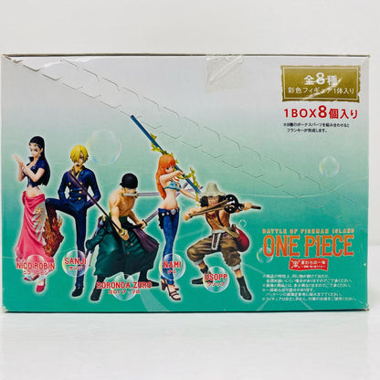 [Used] All 8 types set + bonus parts complete product "Chou-zokei Damashii One Piece Straw Hat Pirates -Fierce Fight! Fishman Island Battle-" [Figure]