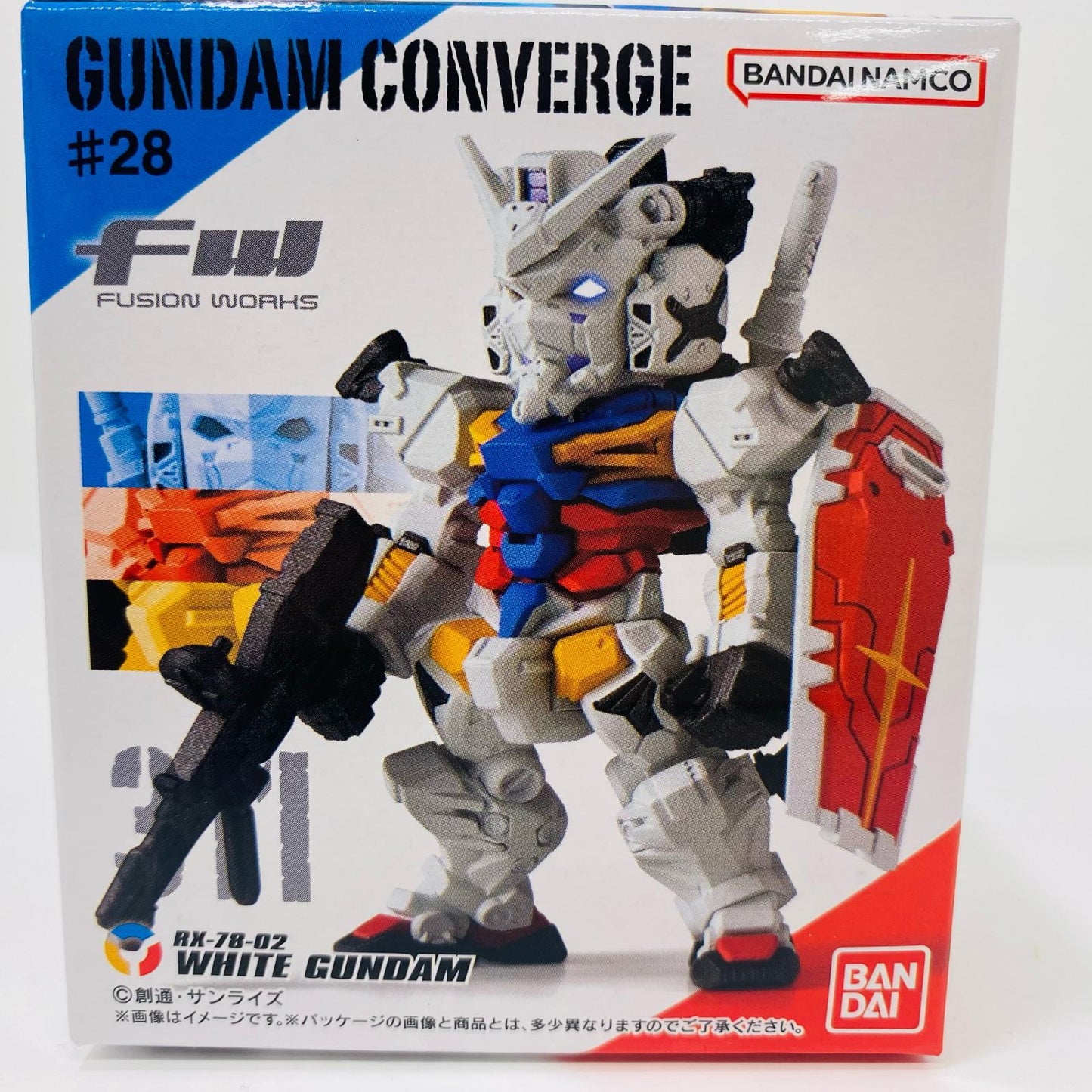 [Used] 3. White Gundam "FW GUNDAM CONVERGE #28" [Figure]