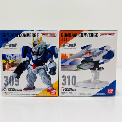 [Used] 1. 00 Gundam & 2. O-Raiser Set "FW GUNDAM CONVERGE #28" [Figure]