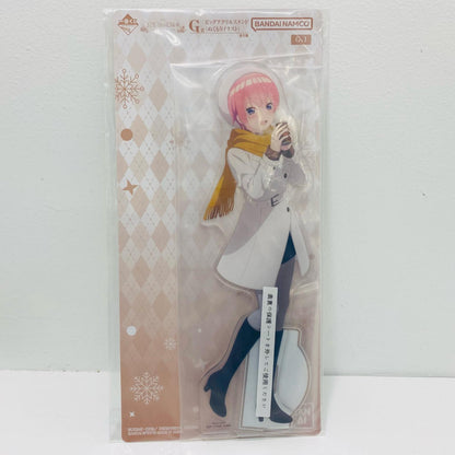 [Used] G Prize Ichika Nakano Big Acrylic Stand (Nukumori Illustration) "Ichiban Kuji The Quintessential Quintuplets* -With Love From the Quintuplets-"