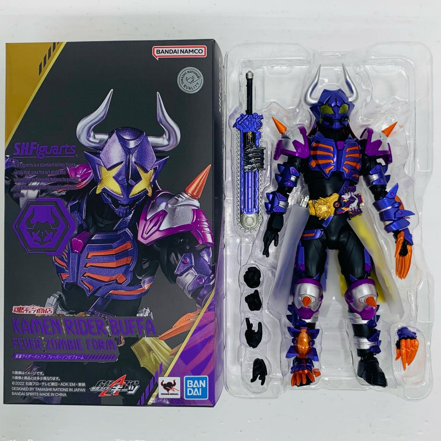 [Used] S.H.Figuarts Kamen Rider Buffa Fever Zombie Form "Kamen Rider Geats" Tamashii Web Store Limited [Figure]
