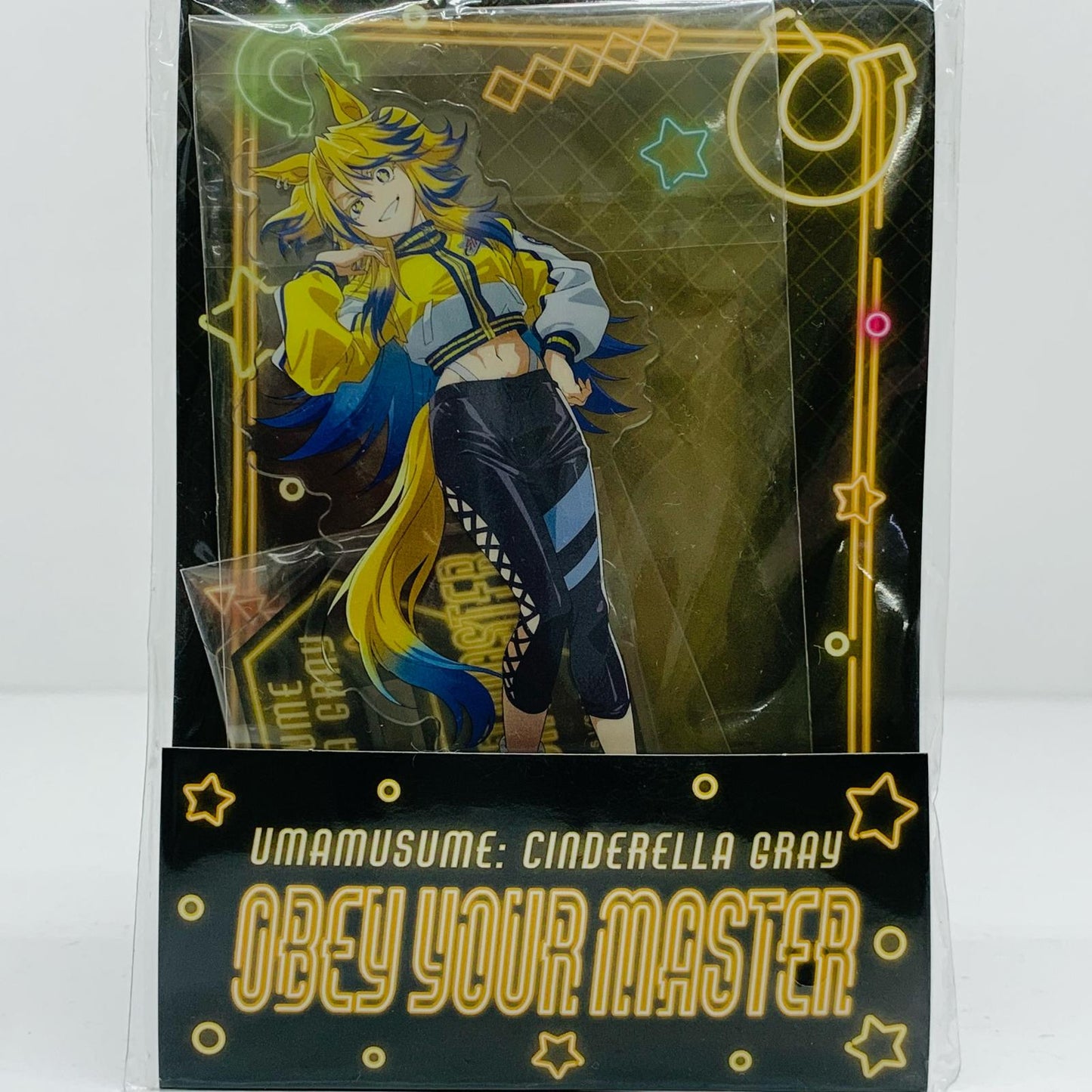 [Used] Obey Your Master Acrylic Stand "Umamusume Cinderella Gray x Lawson"
