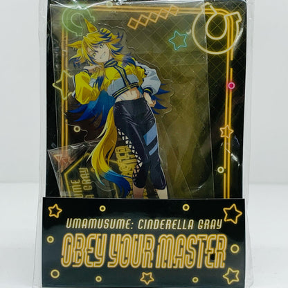 [Used] Obey Your Master Acrylic Stand "Umamusume Cinderella Gray x Lawson"