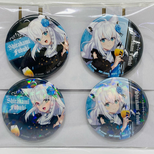 Can Badge Prize Shirakami Fubuki 2 Types Set Can Badge Set 