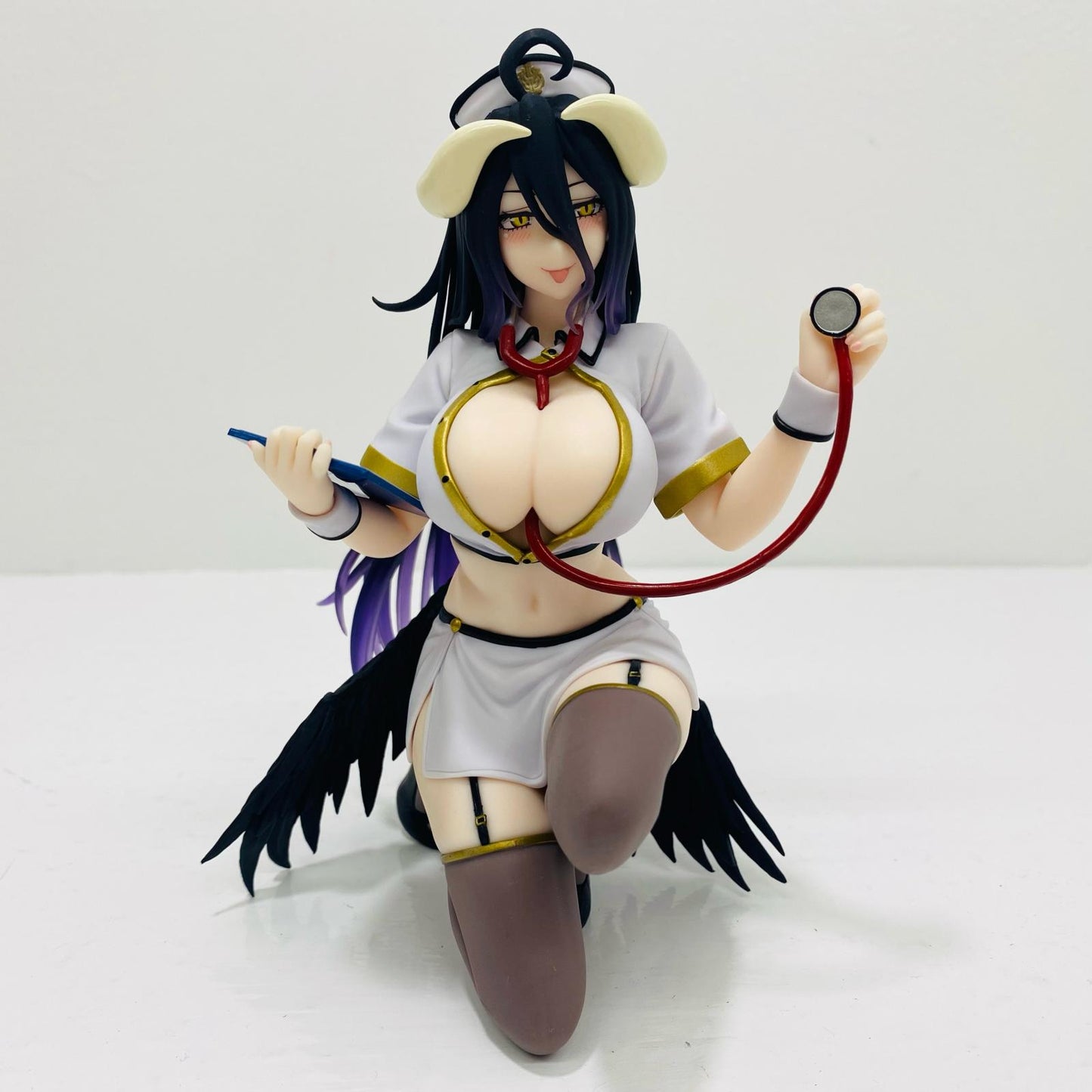 [Used] Albedo ~Nurse ver.~ Desktop Cute Figure "Overlord" [Figure]